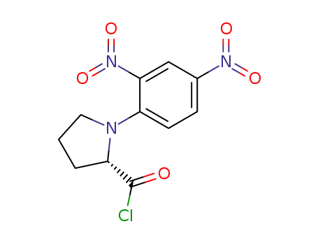 2-Pyrrolidinecarbonyl chloride, 1-(2,4-dinitrophenyl)-, (S)-