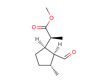 (S)-2-((1R,2S,3R)-2-Formyl-3-methyl-cyclopentyl)-propionic acid methyl ester