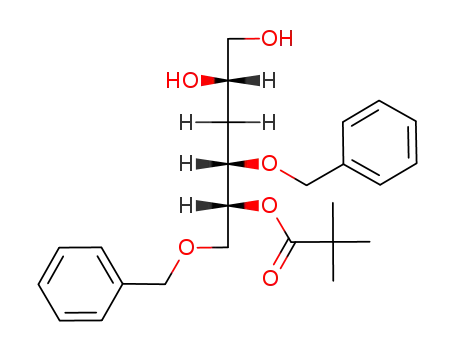 2,2-Dimethyl-propionic acid (1R,2S,4S)-2-benzyloxy-1-benzyloxymethyl-4,5-dihydroxy-pentyl ester