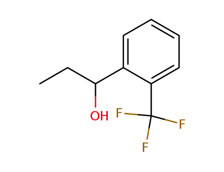 Molecular Structure of 197508-95-5 (1-(2-trifluoromethylphenyl)-1-propanol)