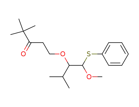 1-[1-(Methoxy-phenylsulfanyl-methyl)-2-methyl-propoxy]-4,4-dimethyl-pentan-3-one