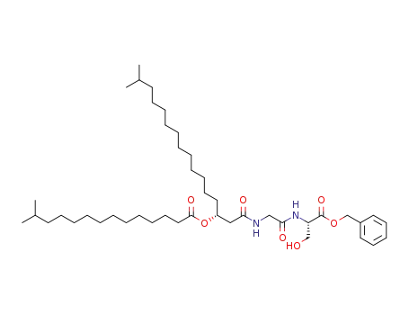 N-{N-[(3R)-15-methyl-3-(13-methyltetradecanoyloxy)hexadecanoyl]glycyl}-L-serine benzyl ester