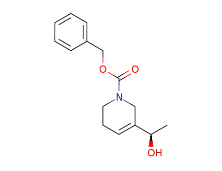 1(2H)-Pyridinecarboxylic acid, 3,6-dihydro-5-(1-hydroxyethyl)-,
phenylmethyl ester, (R)-