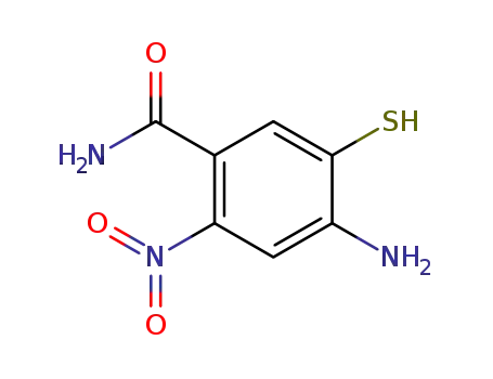 4-amino-5-mercapto-2-nitrobenzamide