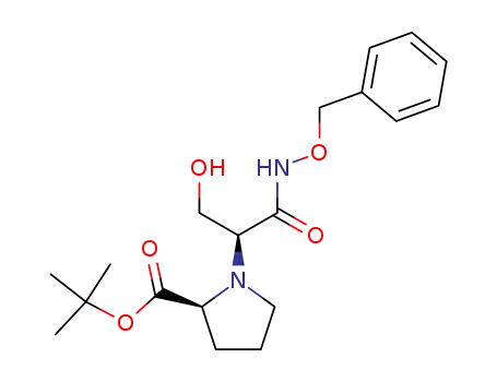 (S)-1-((S)-1-Benzyloxycarbamoyl-2-hydroxy-ethyl)-pyrrolidine-2-carboxylic acid tert-butyl ester