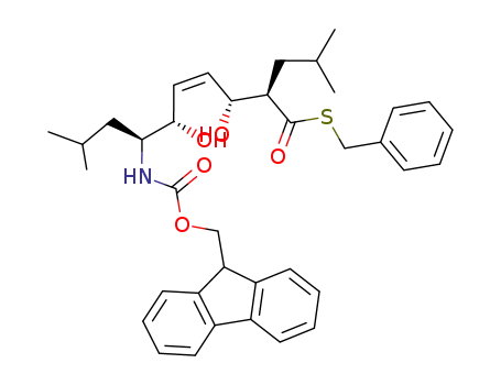 (2R,3R,6S,7S)-7-(9H-fluoren-9-ylmethoxycarbonylamino)-3,6-dihydroxy-2-isobutyl-9-methyldec-4-enethioic acid S-benzyl ester