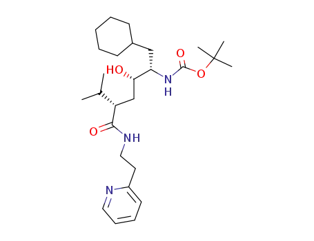 [(1S,2S,4S)-1-Cyclohexylmethyl-2-hydroxy-5-methyl-4-(2-pyridin-2-yl-ethylcarbamoyl)-hexyl]-carbamic acid tert-butyl ester