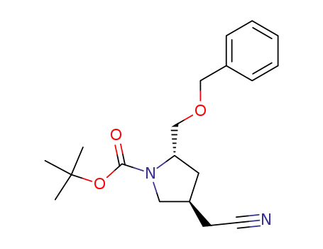 (2S,4R)-1-tert-butoxycarbonyl-2-benzyloxymethyl-4-cyanomethylpyrrolidine