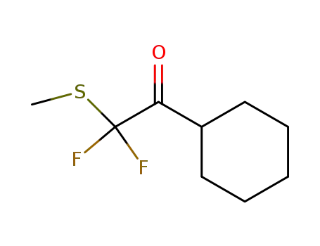에타논, 1-시클로헥실-2,2-디플루오로-2-(메틸티오)-(9CI)