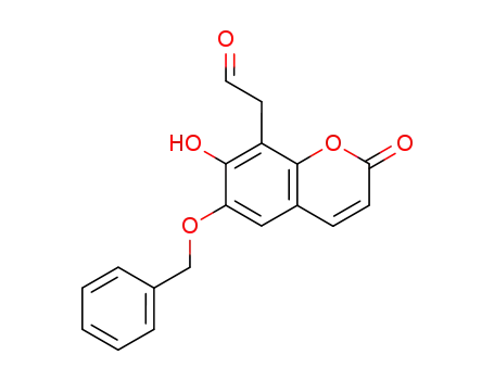 (6-benzyloxy-7-hydroxy-2-oxo-2<i>H</i>-chromen-8-yl)-acetaldehyde