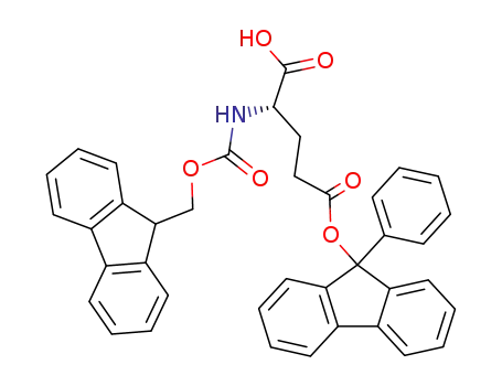 2-(9<i>H</i>-fluoren-9-ylmethoxycarbonylamino)-pentanedioic acid 5-(9-phenyl-9<i>H</i>-fluoren-9-yl) ester