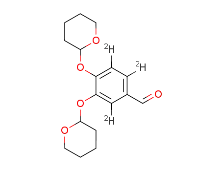 3,4-ditetrahydropyranoxybenzaldehyde-d3
