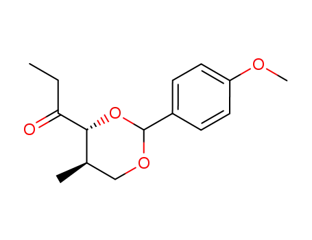 1-[(4R,5R)-2-(4-Methoxy-phenyl)-5-methyl-[1,3]dioxan-4-yl]-propan-1-one