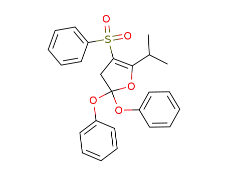 4-Benzenesulfonyl-5-isopropyl-2,2-diphenoxy-2,3-dihydro-furan
