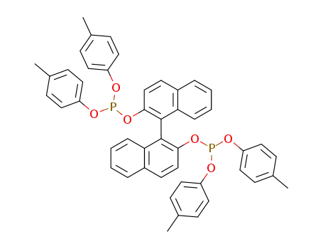 Phosphorous acid 2'-(bis-p-tolyloxy-phosphanyloxy)-[1,1']binaphthalenyl-2-yl ester di-p-tolyl ester