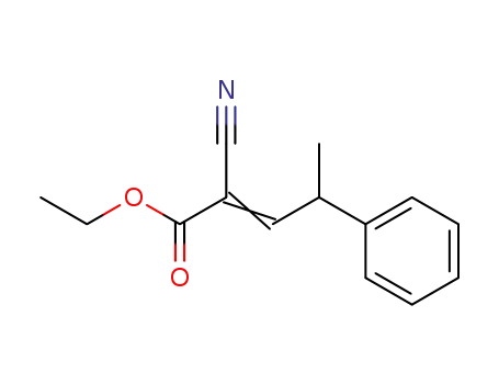 ethyl (E)-2-cyano-4-phenylpent-2-enoate