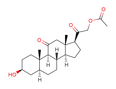 (3β,5α)-21-(acetyloxy)-3-hydroxypregnane-11,20-dione