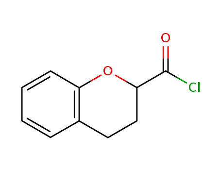 Molecular Structure of 77039-78-2 (2-Chromanecarbonylchloride)
