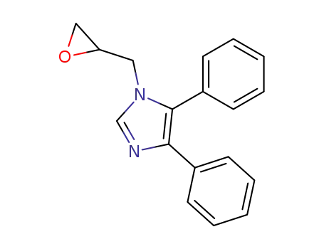 Molecular Structure of 185102-50-5 (1-Oxiranylmethyl-4,5-diphenyl-1H-imidazole)