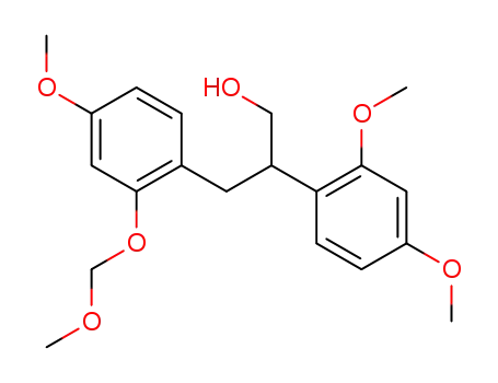 2-(2,4-dimethoxyphenyl)-3-(4-methoxy-2-O-methoxymethylphenyl)-1-propanol