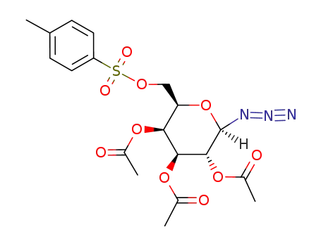 2,3,4-Tri-O-acetyl-6-O-(p-tolylsulfonyl)-β-D-galactopyranosylazid