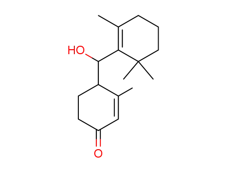 4-<Hydroxy-(2,6,6-trimethylcyclohex-1-enyl)methyl>-3-methylcyclohex-2-enone