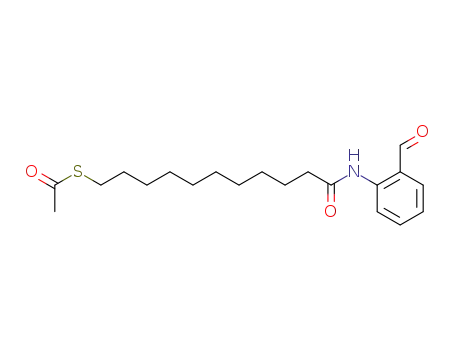 thioacetic acid <i>S</i>-[10-(2-formyl-phenylcarbamoyl)-decyl] ester
