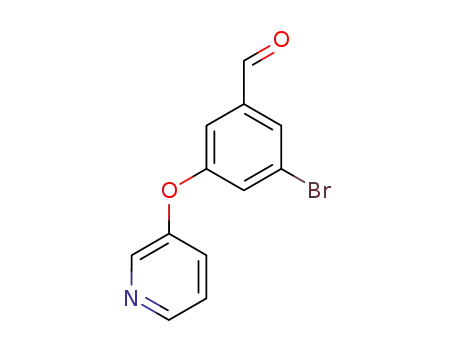 Benzaldehyde, 3-bromo-5-(3-pyridinyloxy)-