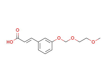 2-Propenoic acid, 3-[3-[(2-methoxyethoxy)methoxy]phenyl]-, (2E)-