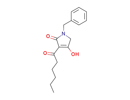 1-Benzyl-3-hexanoyl-4-hydroxy-1,5-dihydro-pyrrol-2-one