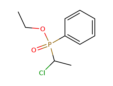 Phosphinic acid, (1-chloroethyl)phenyl-, ethyl ester