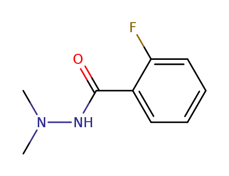 Molecular Structure of 14908-43-1 (2-fluoro-N',N'-dimethylbenzohydrazide)