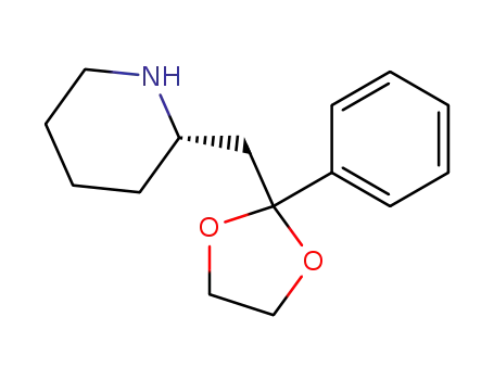 (S)-2-(2,2-ethylenedioxy-2-phenylethyl)piperidine