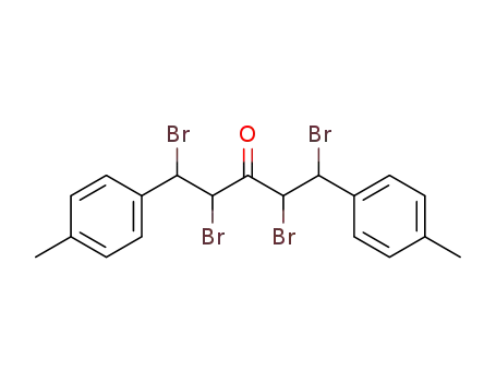 1,2,4,5-Tetrabromo-1,5-di-p-tolyl-pentan-3-one