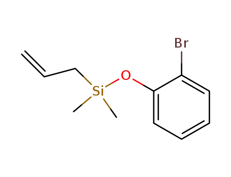 Molecular Structure of 203064-84-0 (Allyl-(2-bromo-phenoxy)-dimethyl-silane)