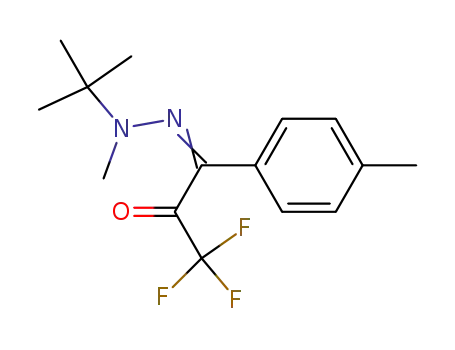 1,2-Propanedione, 3,3,3-trifluoro-1-(4-methylphenyl)-,
1-[(1,1-dimethylethyl)methylhydrazone]