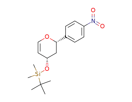 <i>tert</i>-butyl-dimethyl-[2-(4-nitro-phenyl)-3,4-dihydro-2<i>H</i>-pyran-4-yloxy]-silane