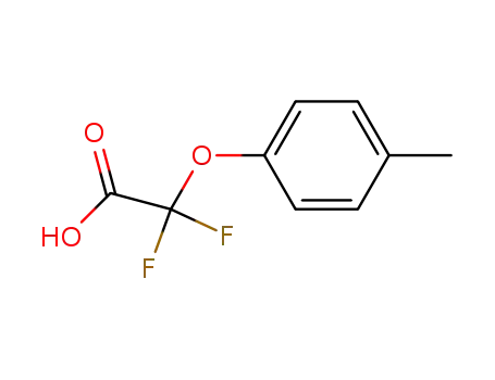 Molecular Structure of 207803-79-0 (difluoro-(4-methylphenoxy)acetic acid)
