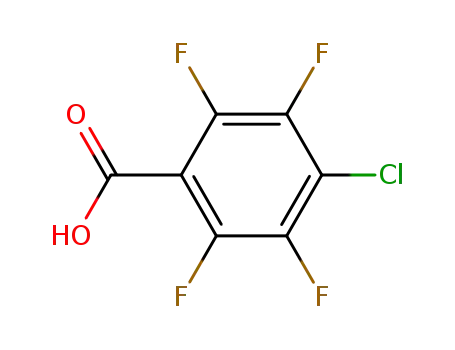 Molecular Structure of 5211-45-0 (Benzoic acid, 4-chloro-2,3,5,6-tetrafluoro-)