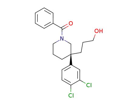 Methanone, [(3S)-3-(3,4-dichlorophenyl)-3-(3-hydroxypropyl)-1-piperidinyl]phenyl-