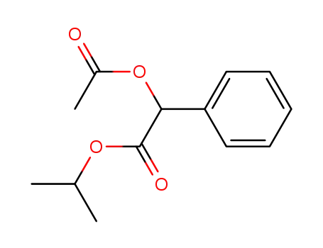 Molecular Structure of 6818-08-2 (iso-propyl (+/-)-O-acetylmandelate)