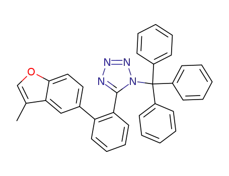 1H-Tetrazole, 5-[2-(3-methyl-5-benzofuranyl)phenyl]-1-(triphenylmethyl)-