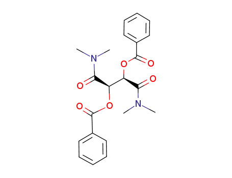 Molecular Structure of 127349-17-1 ((R,R)-(-)-O,O'-dibenzoyltartaric acid N,N,N',N'-tetramethyldiamide)