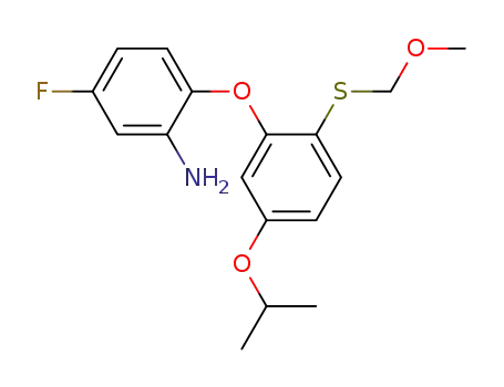 5-Fluoro-2-(5-isopropoxy-2-methoxymethylsulfanyl-phenoxy)-phenylamine