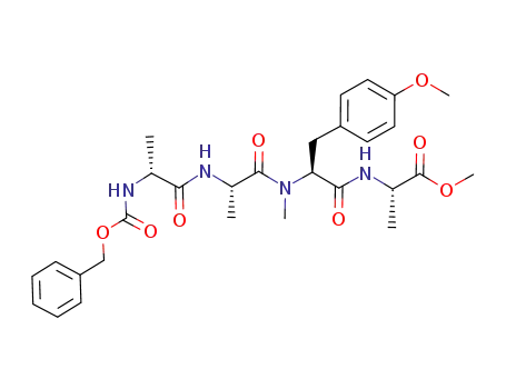 methyl N-Cbz-D-alanyl-L-alanyl-N,O-dimethyl-L-tyrosyl-L-alaninate