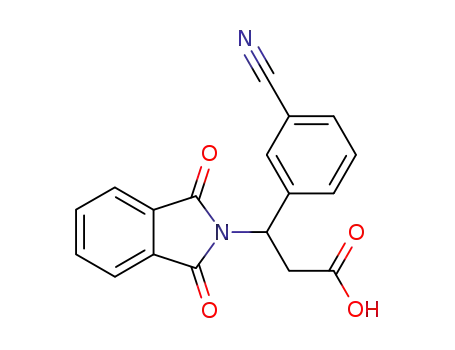 3-phthalimido-3-(3-cyanophenyl)propionic acid
