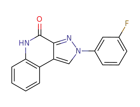 4H-Pyrazolo[3,4-c]quinolin-4-one, 2-(3-fluorophenyl)-2,5-dihydro-