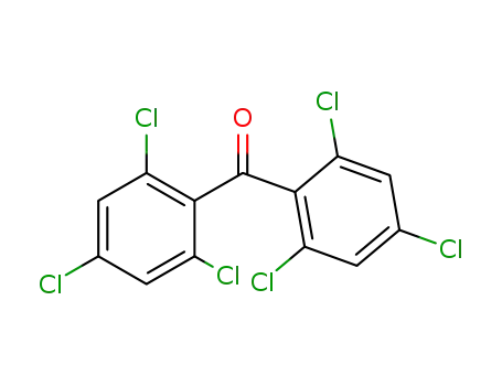 Molecular Structure of 25187-12-6 (2,4,6,2',4',6'-hexachloro-benzophenone)