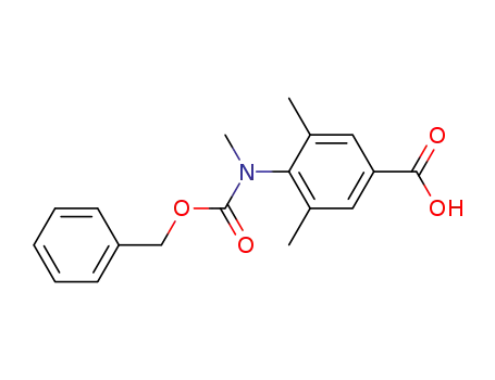 N-Carbobenzoxy-N-methyl-4-amino-3,5-dimethylbenzoic Acid