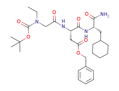(S)-3-[2-(tert-Butoxycarbonyl-ethyl-amino)-acetylamino]-N-((S)-1-carbamoyl-2-cyclohexyl-ethyl)-succinamic acid benzyl ester
